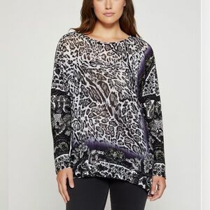 Alfani 3/4 Dolman Sleeve Tunic Sz Large